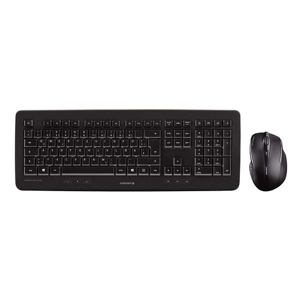 CHERRY DW 5100 teclado Ratón incluido Universal RF inalámbrico QWERTY Inglés del Reino Unido Negro