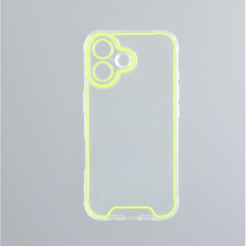 Cellect iPhone 16 Plus vékony szilikon tok neonzöld (CEL-FLU-IPH16P-NGR) (CEL-FLU-IPH16P-NGR)