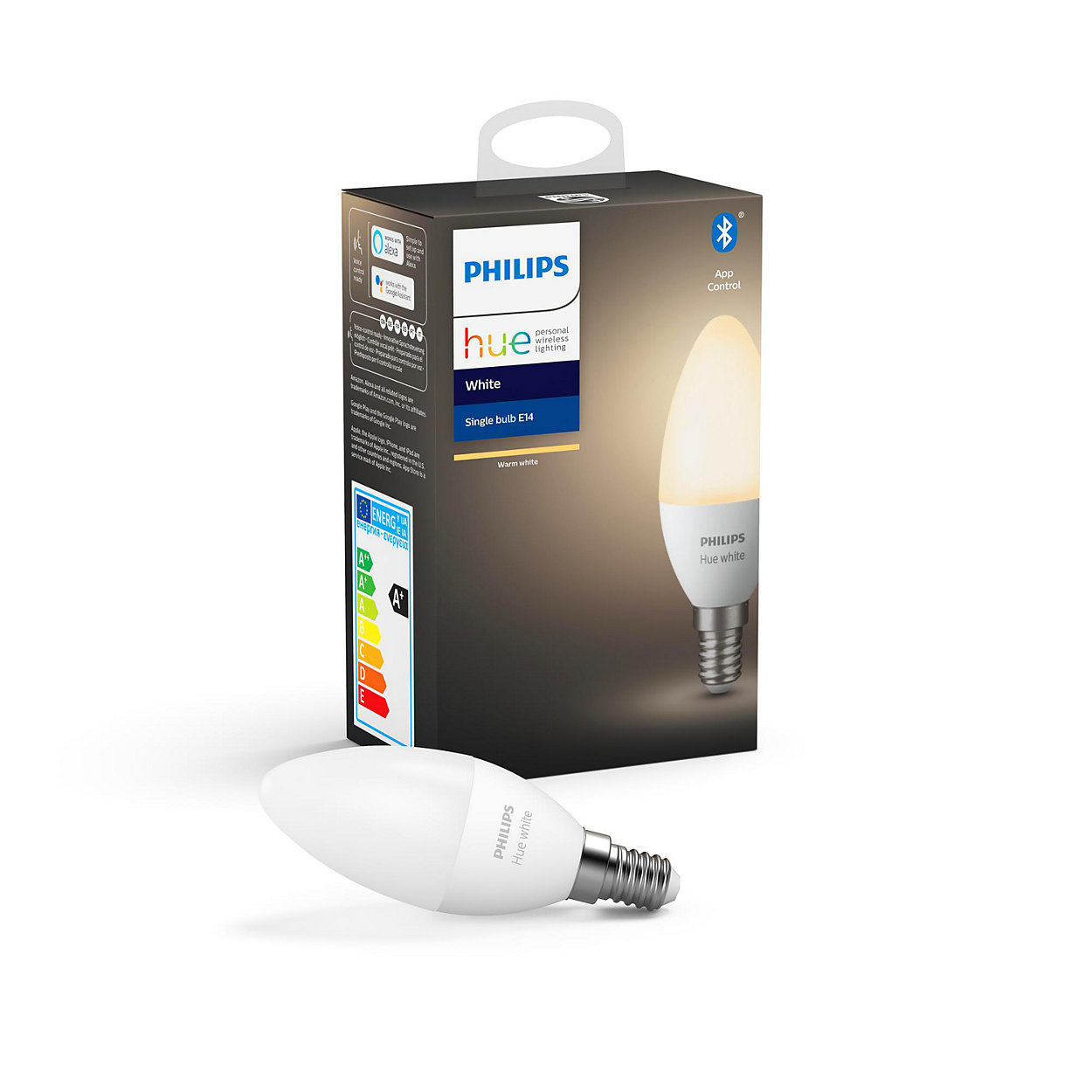 Philips Hue White 8718699671211 intelligens fényerő szabályozás Intelligens izzó Bluetooth/Zigbee Fehér 5,5 W (929002039901)