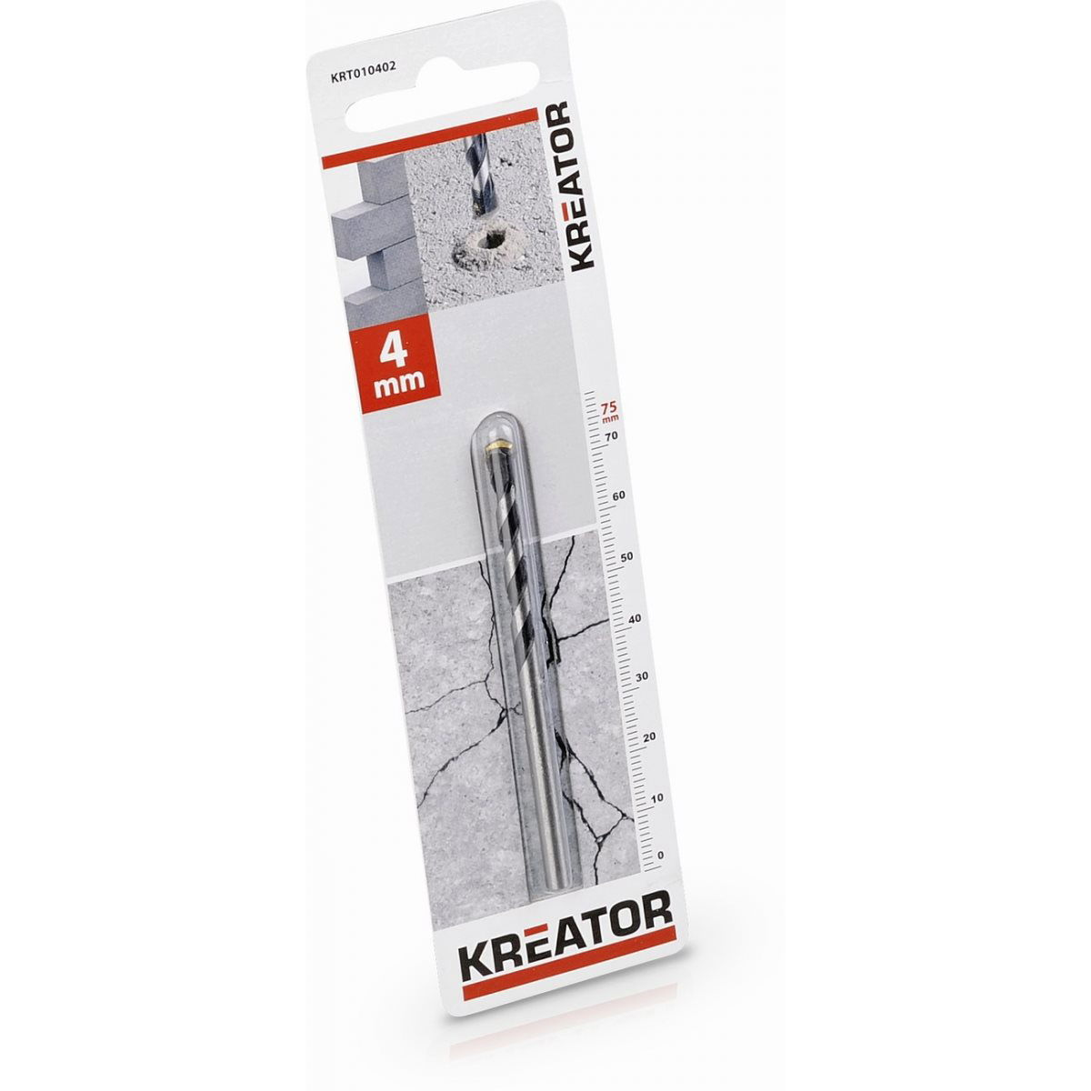 Kreator Betonfúrószár 4 x 75 mm (KRT010402)