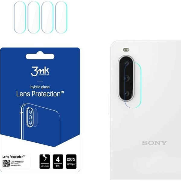 Hybridní Sklo 3MK pro Sony XPERIA 10 V, 4 ks