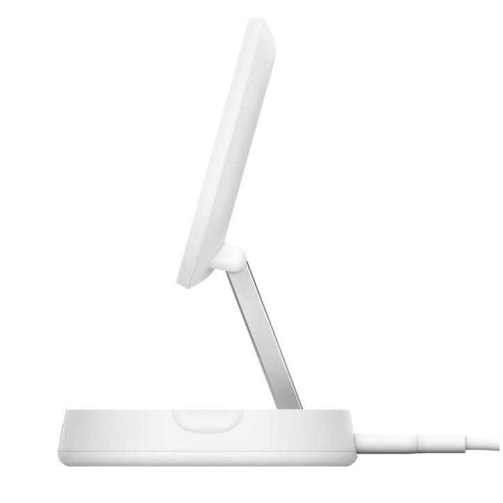 Belkin mágneses vezeték nélküli töltőállvány - Fehér (15W) (WIA008BTWH)