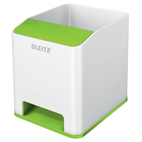 Leitz WOW Sound tolltartó fehér-zöld (53631054) (leitz53631054)