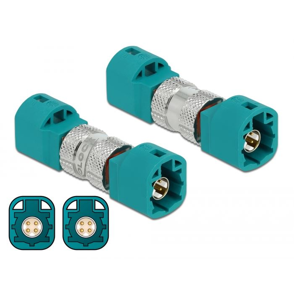 Delock Adapter HSD Z Stecker zu HSD Z Stecker