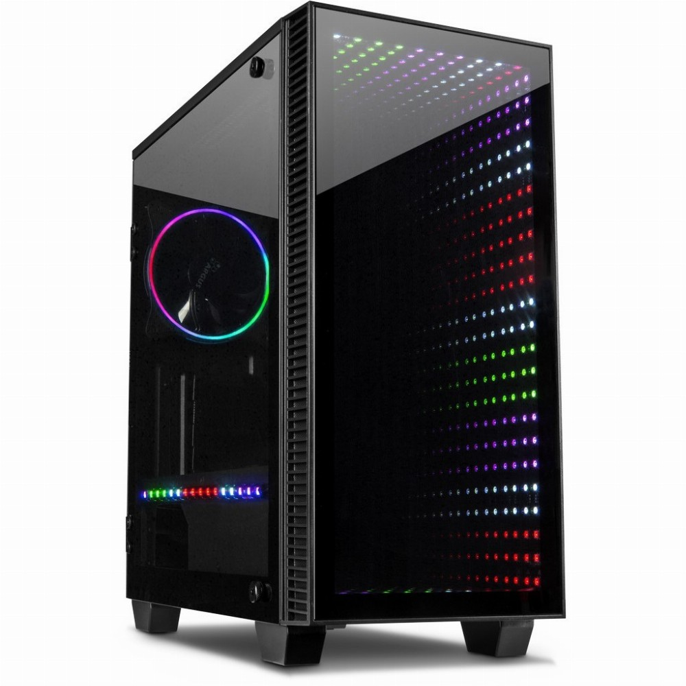 Inter-Tech X-608 Infinity Micro Számítógépház - Fekete (88881315)
