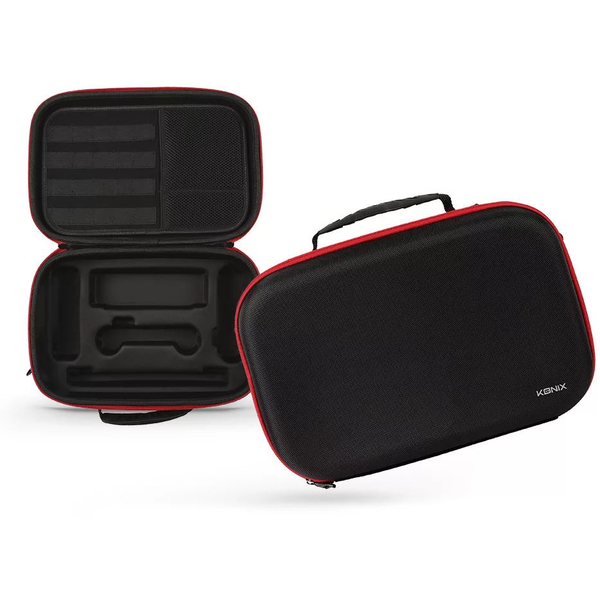 Konix KX MY SWITCH BIG CARRY CASE Hårdt etui Nintendo Sort, Rød