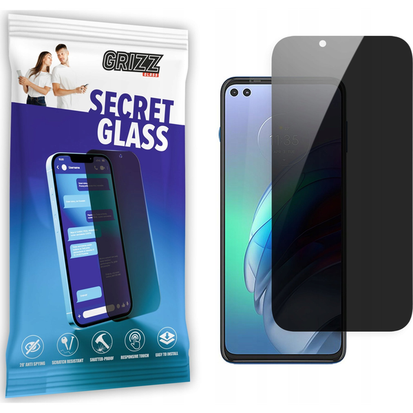  GrizzGlass Szkło prywatyzujące GrizzGlass SecretGlass Motorola Moto G100 5G