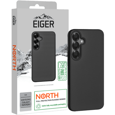 Eiger North Samsung Galaxy S25/S24 Telefon tok - Fekete (EGCA00707)