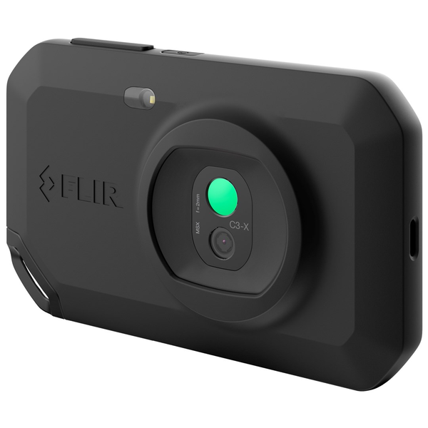 FLIR C3-X Compact toplotna kamera -20 do 300 °C 8.7 Hz MSX, WiFi, integrirana digitalna kamera, odpornost na padce z višine 2 m, vgrajena LED svetilka