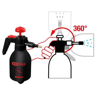 KS Tools 1508251 Ipari permetező 1 l Fekete (150.8251) (150.8251)