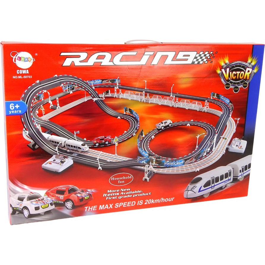 Hatalmas Vonat és Autópálya Verseny Szett (12653)