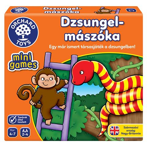 Orchard Toys Джунгла Маска Mini настолна игра за 2-4 играчи