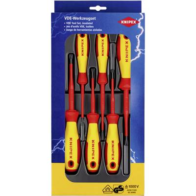 VDE Csavarhúzó készlet 6 részes Knipex Plusz/mínusz (00 20 12 V05)