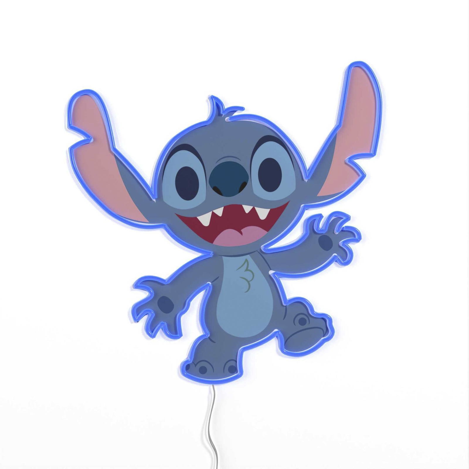 Yellowpop Disney Falra akasztható USB Neon LED Dekorációs lámpa - Stich (YPDI-STI-BOD)