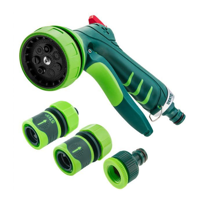 Verto 15G713 Öntözőpisztoly csatlakozókkal 1/2