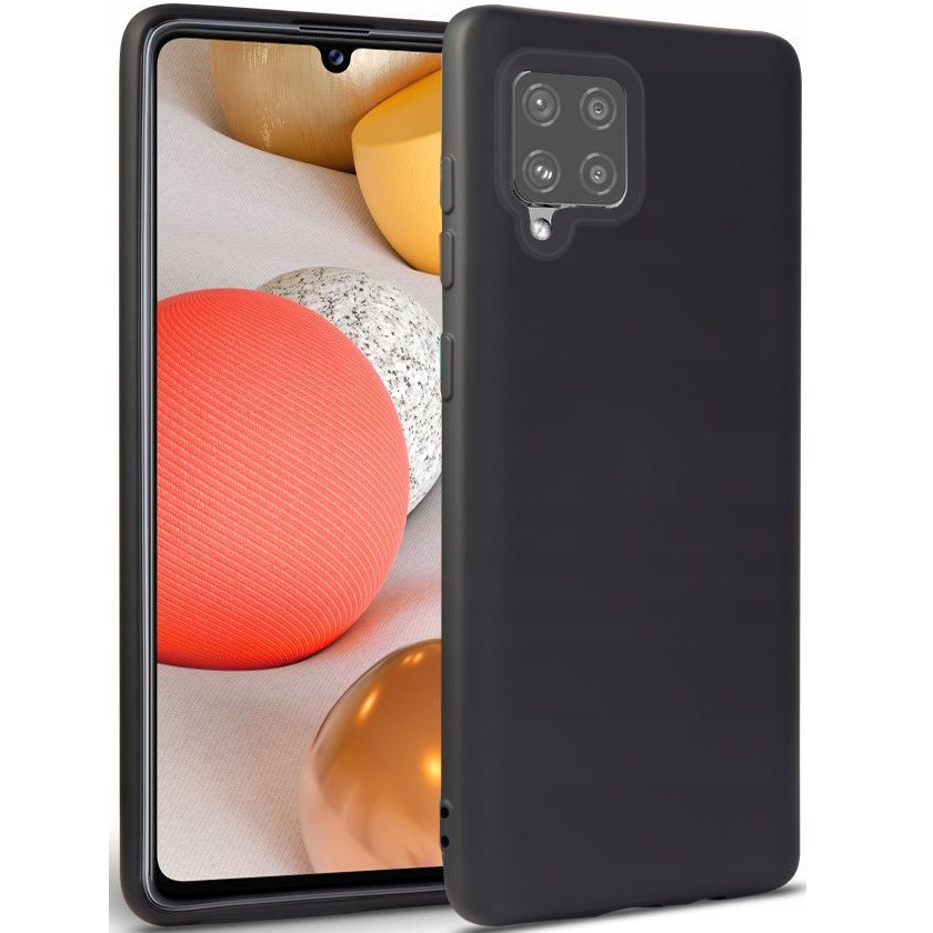 Samsung Galaxy A42 5G / M42 5G SM-A426B / M426B, Szilikon tok, prémium, fekete (6216990208478)