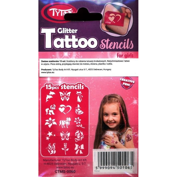 Sablon Szett - Lányoknak, 15 Darabos