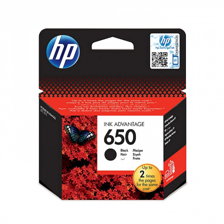 HP CZ101AE (650) Black tintapatron (CZ101AE)