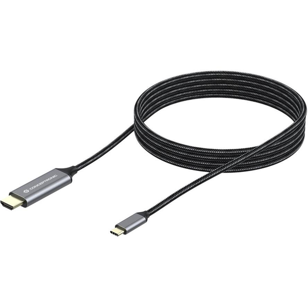 Conceptronic ABBY10G videokabel adapter 2 m USB Type-C HDMI Grå