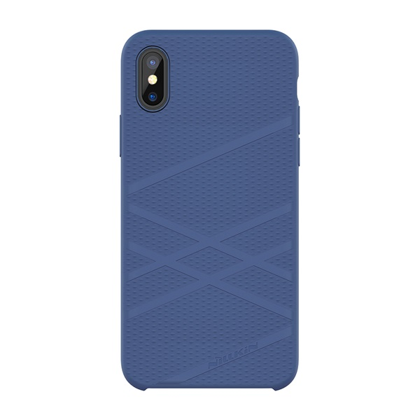 Nillkin Flex Apple iPhone X szilikon hátlap tok - Kék (22435)