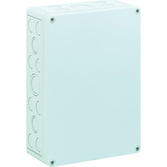 Fali doboz, 2518-9-M, műanyag, metrikus kitörhető nyílásokkal ( )