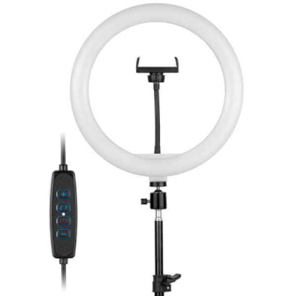 Лампа Tracer Led, Кръгла, Ring Light 30cm, Трипод
