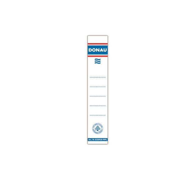 Donau 28 x 153 mm Öntapadó Cserecímke iratrendezőhöz (20 db / csomag)