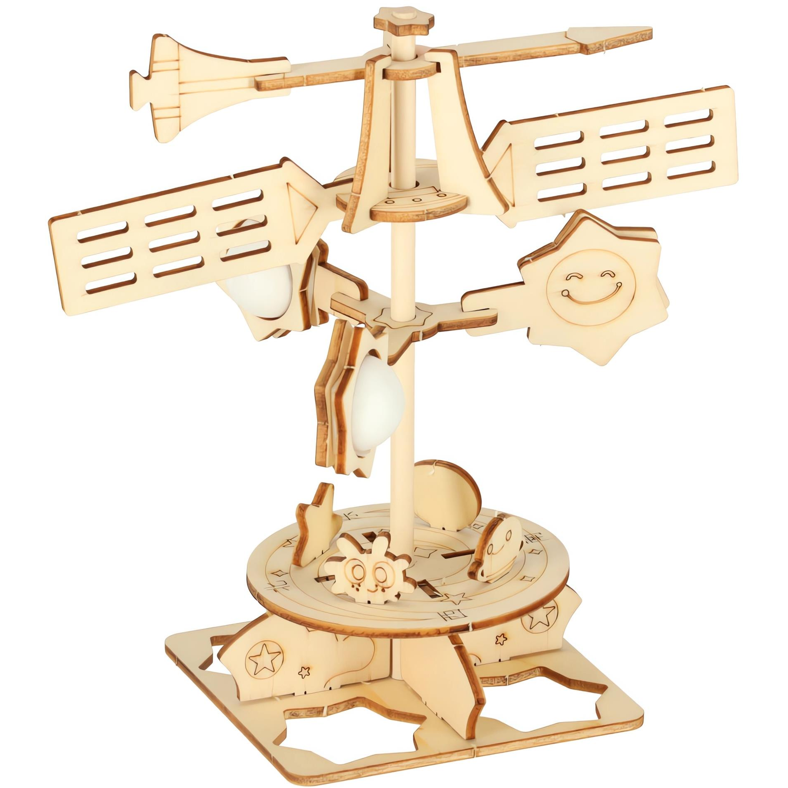 Kruzzel KX3588 Puzzle wooden puzzle 3D Sundial (KX3588 )