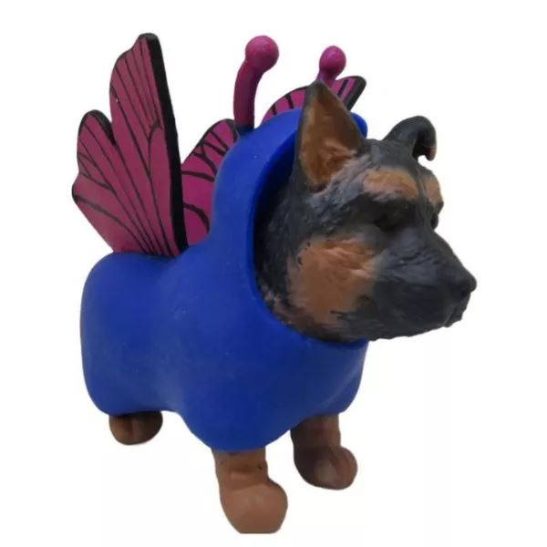 DIRAMIX Dress Your Puppy: Állati kiskutyák 2. széria - Németjuhász pillangó ruhában (209328/0238-PILLA) (0238-PILLA)