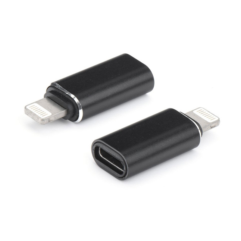 Adapter, Lightning - USB Type-C átalakító, fekete (RRPT-4699)
