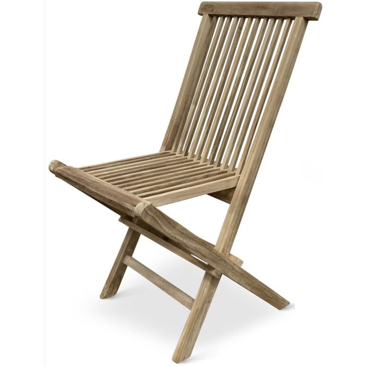 NOELA Kerti szék, összecsukható CLASIC, teak - 1db a csomagban (345741)