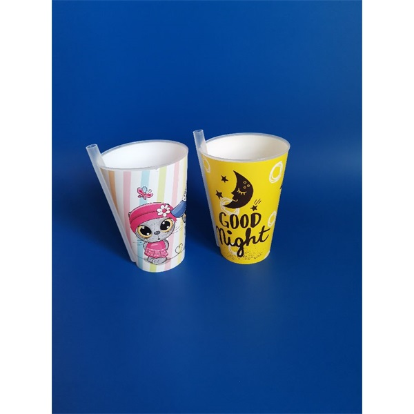 IRIS YUMMY pohár szívószállal 400ml (AP-9124)