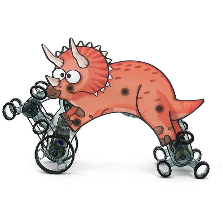 PLAYSTEM Climbing Dinos Triceratops & T-Rex (XP03101A)
