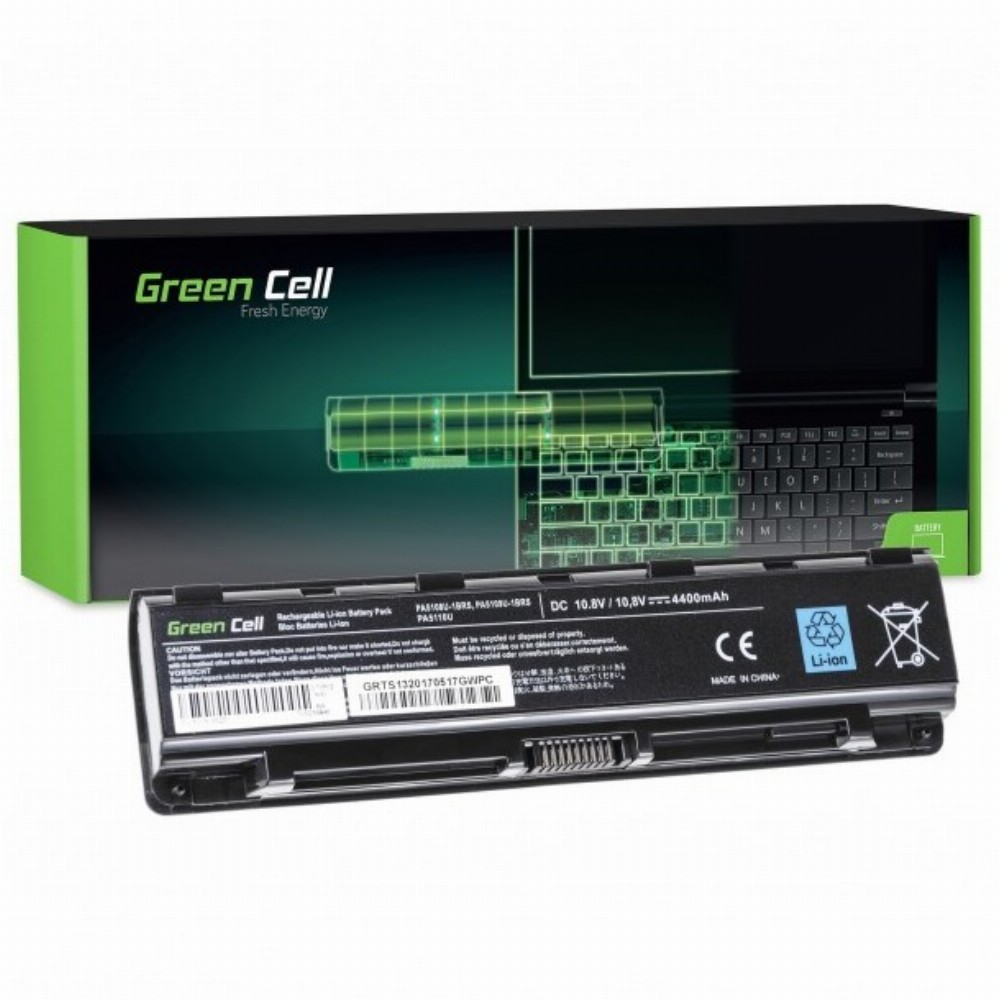 Green Cell TS13V2 Toshiba Satellite C5x / C7x / L70 / S7x Notebook akkumulátor 4400 mAh (TS13V2)