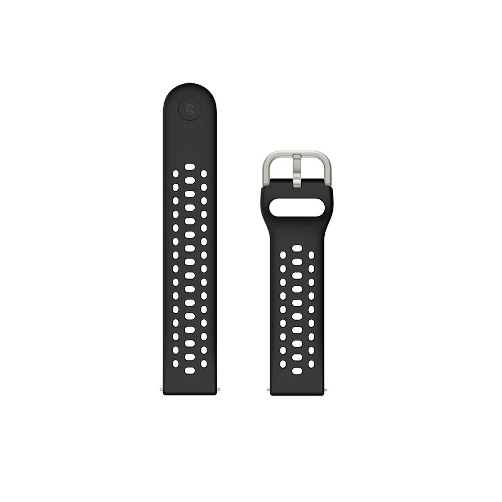 Amazfit univerzális szilikon óraszíj 20mm fekete (XMAMAZ20MMSTRAPSILBK) (XMAMAZ20MMSTRAPSILBK)