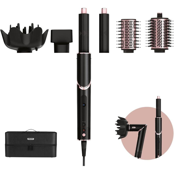 Shark FlexStyle 5-in-1 Multistyler Toplo Crno, Ružičasto 1400 W 2,5 m
