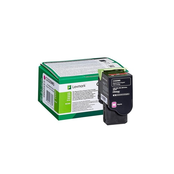 Lexmark C2320M0 tonerpatron 1 stk Original Magenta