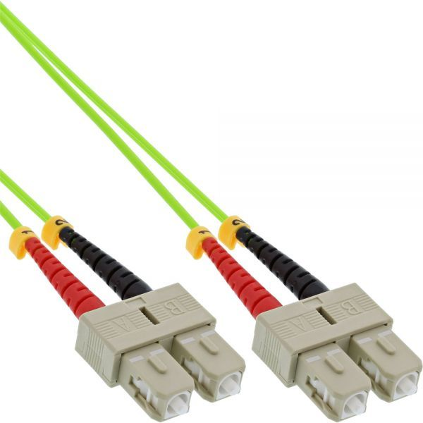 InLine 83515Q InfiniBand en Glasvezelkabel 15 m 2x SC Groen