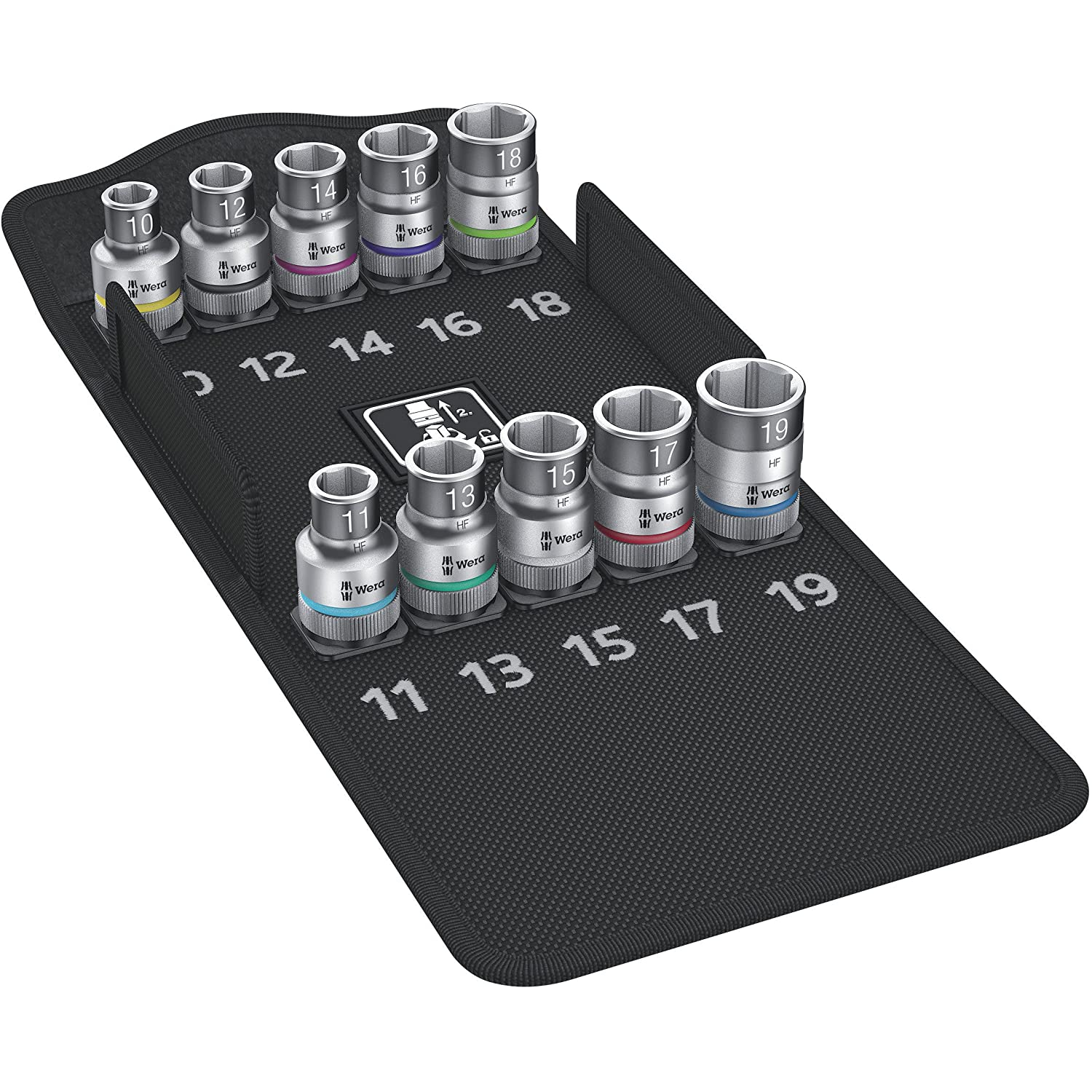 Wera 8790 HMC HF 05004203001 Belső hatlap Dugókulcs betét készlet 10 részes 1/2 (12,5 mm) (05004203001)