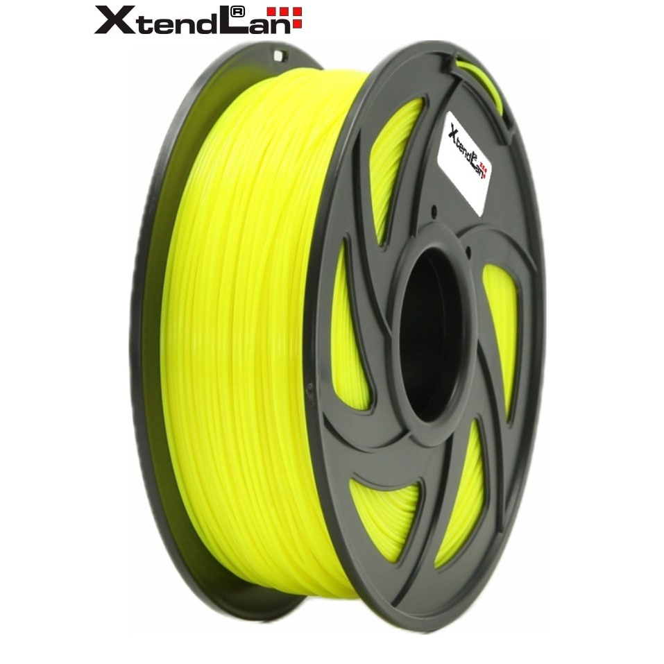 XtendLAN 3DF-PETG1.75-FYL Filament PET-G 1.75mm 1kg - Élénksárga (3DF-PETG1.75-FYL 1KG)
