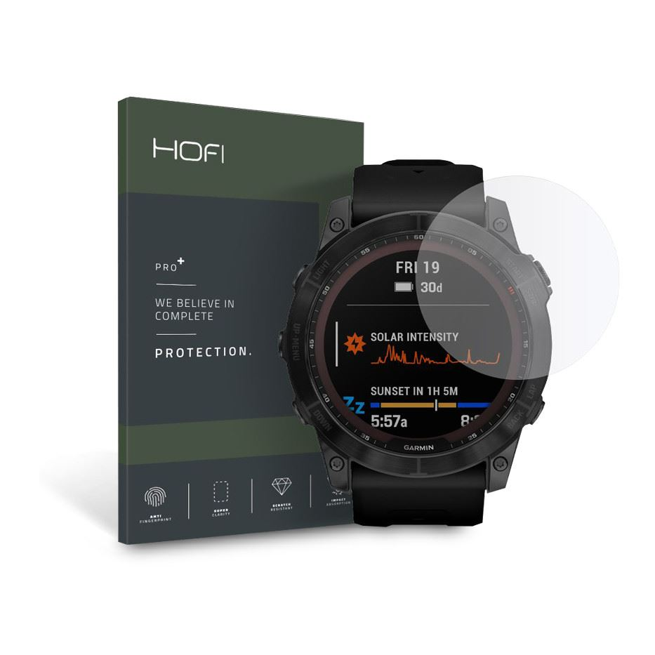 HOFI Glass Pro+ Garmin Fenix 6X / 6X Pro / 7X üveg képernyővédő fólia (FN0312) (FN0312)