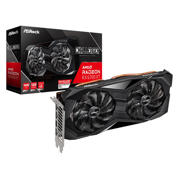 ASRock Radeon RX 6700 XT Challenger D 12GB videokártya (RX6700XT CLD 12G)