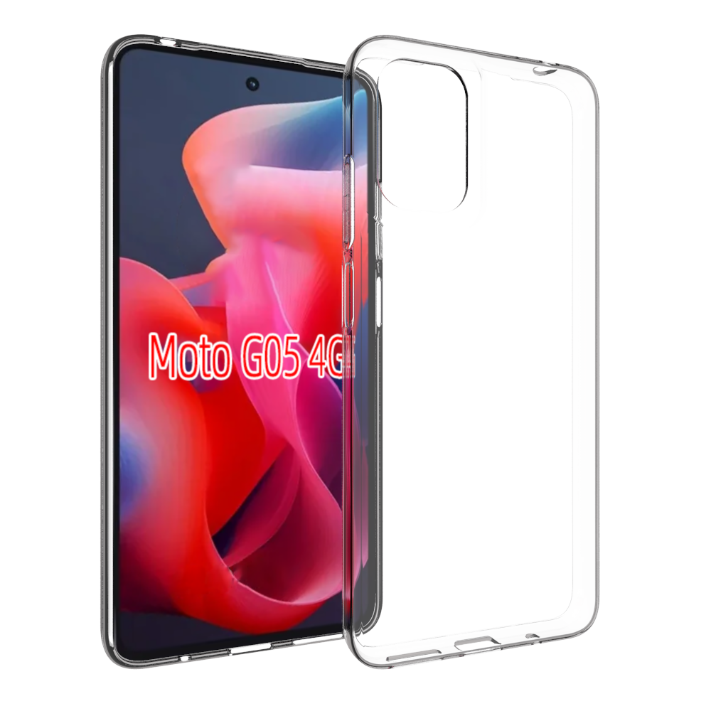 Motorola Moto G05 szilikon hátlap,Átlátszó (TPU-MOTO-G05-TP)