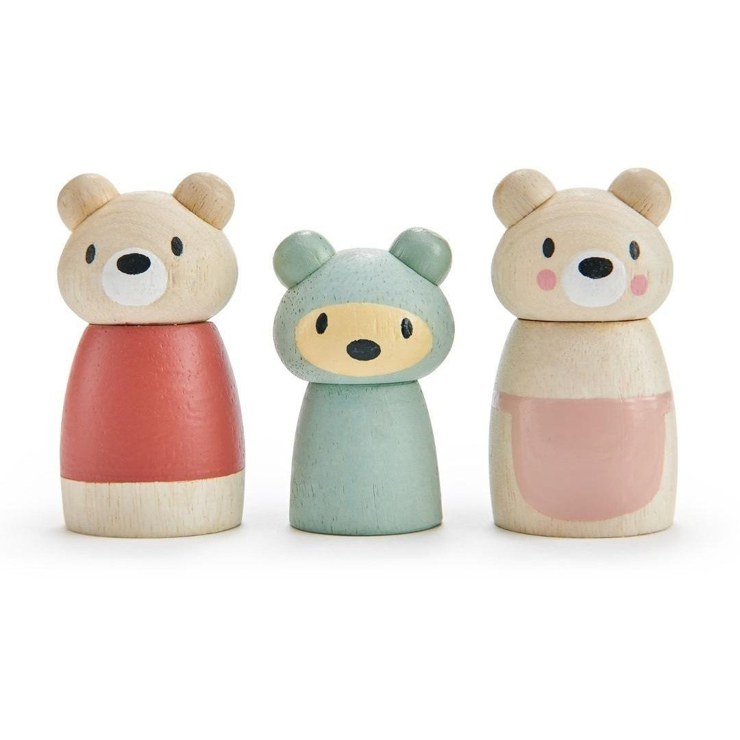 Tender Leaf Toys Fa Medve Család Mesefigura (0191856083849)