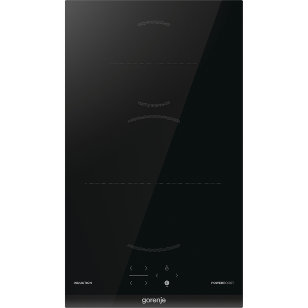 Gorenje GI3201BC Индукционен котлон за вграждане, 30 см, 2 зони за готвене, Защита от изгаряне, Черен