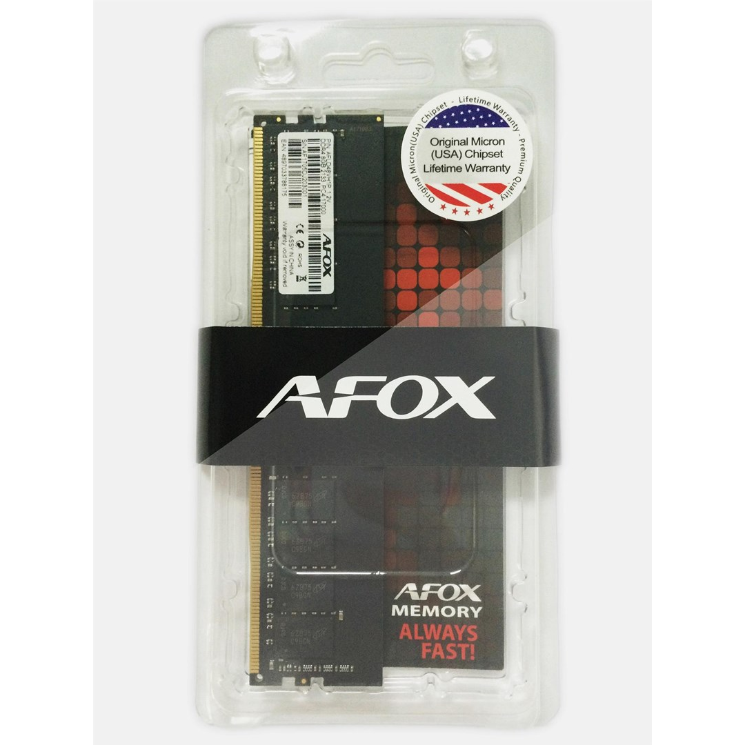 AFOX 8GB DDR4 2666MHz CL19 PC Memória (AFLD48FK1P)