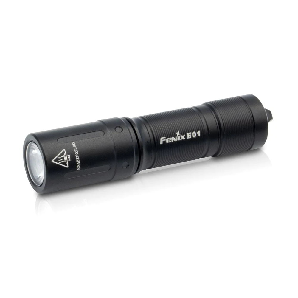 Fenix E01 V2.0 Zseblámpa - Fekete (FNX E01 V2.0)