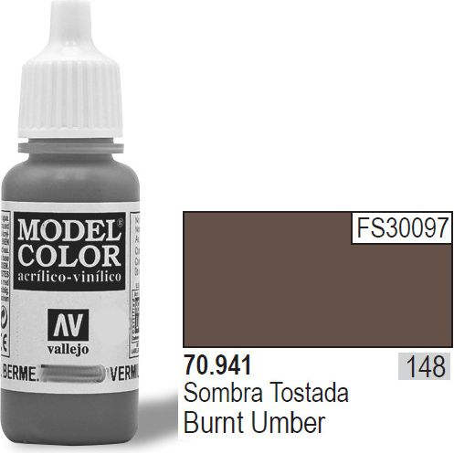 Vallejo Model Color Burnt Umber Akrilfesték 70941