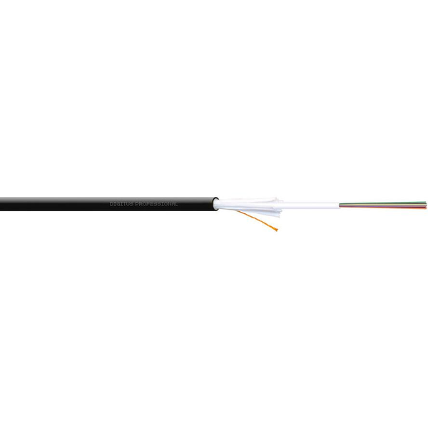 Digitus DK-39081-U оптичен кабел 1 M U-DQ(ZN) BH OS2 Черен, Мрежови кабели