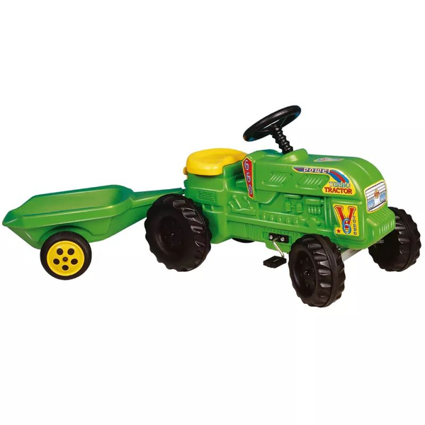 Farmer traktor utánfutóval - Zöld